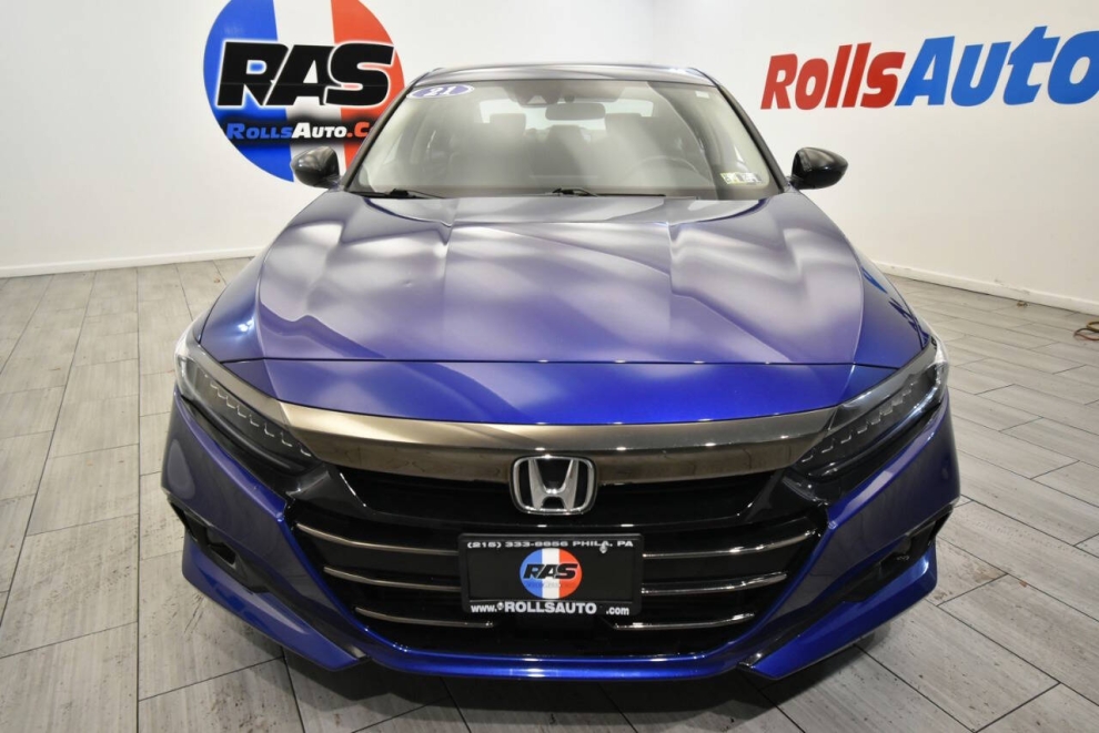 2021 Honda Accord Sport Special Edition 4dr Sedan, Blue, Mileage: 81,723 - photo 7