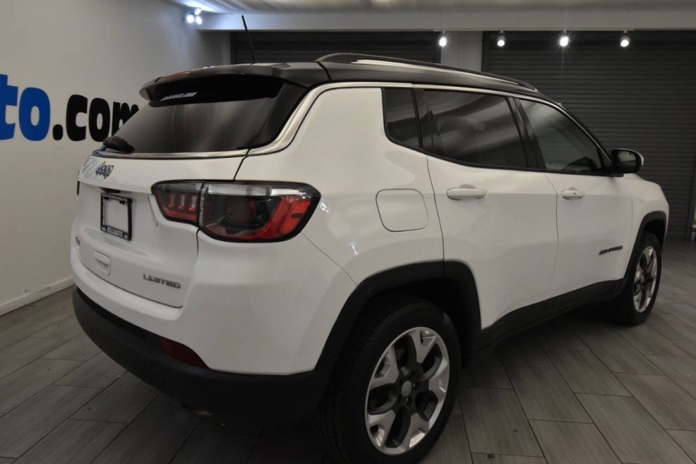 2021 Jeep Compass Limited 4x4 4dr SUV, White, Mileage: 46,331 - photo 4