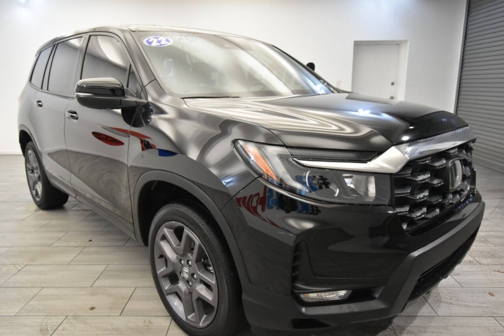 2022 Honda Passport EX L AWD 4dr SUV, Black, Mileage: 35,024 - photo 6