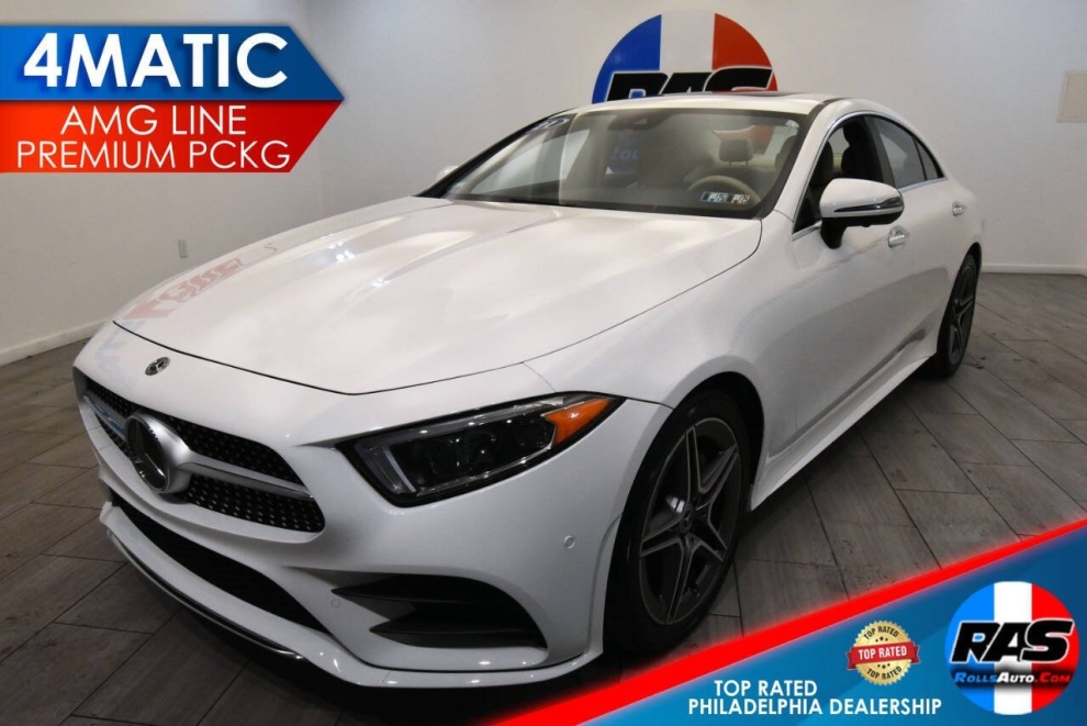 2021 Mercedes-Benz CLS CLS 450 4MATIC AWD 4dr Coupe, White, Mileage: 67,610 