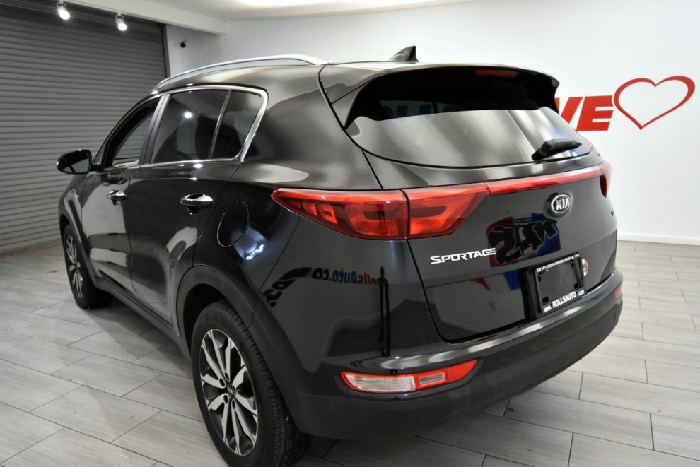 2018 Kia Sportage EX AWD 4dr SUV, Black, Mileage: 70,884 - photo 2