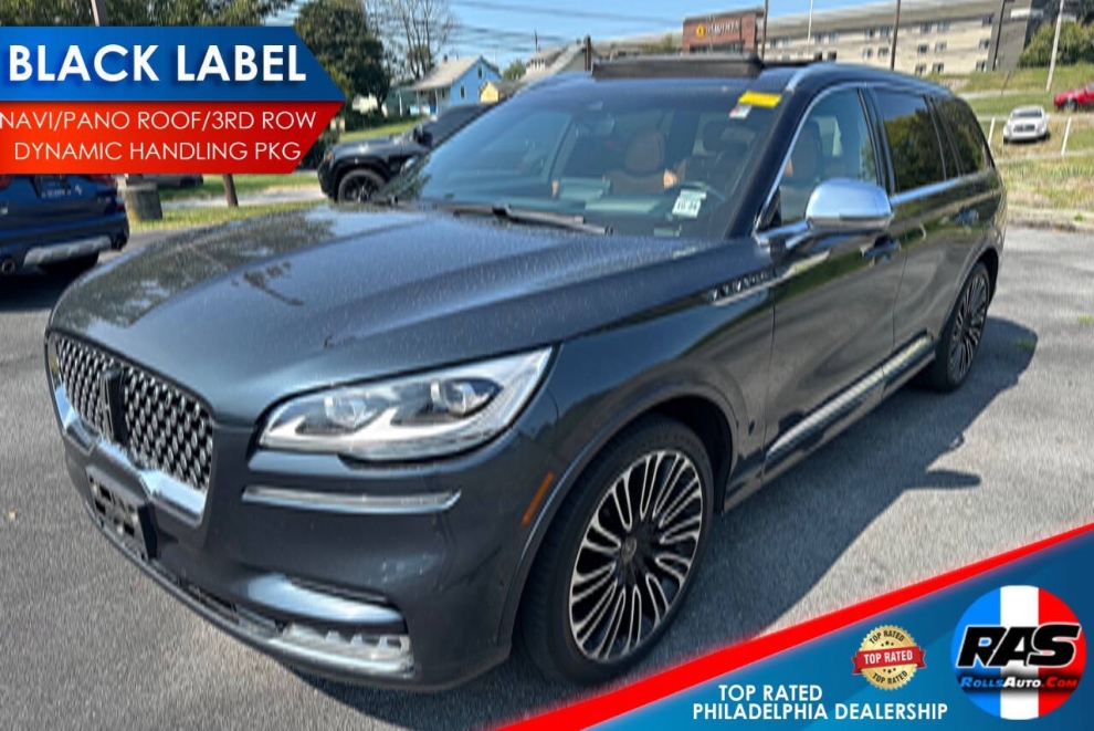 2020 Lincoln Aviator Black Label AWD 4dr SUV, Blue, Mileage: 73,087 