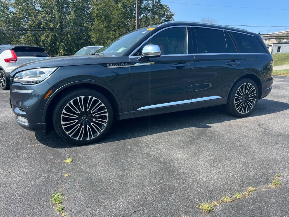 2020 Lincoln Aviator Black Label AWD 4dr SUV, Blue, Mileage: 73,087 - photo 1