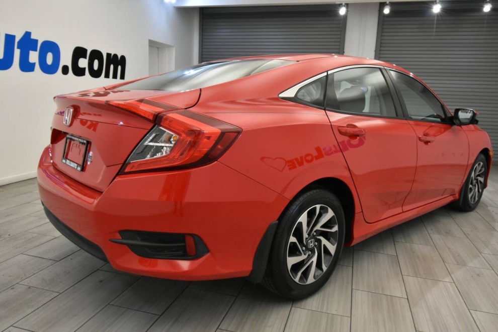 2016 Honda Civic EX w/Honda Sensing 4dr Sedan, Red, Mileage: 50,801 - photo 4