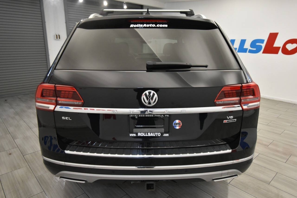 2019 Volkswagen Atlas V6 SEL Premium 4Motion AWD 4dr SUV, Black, Mileage: 66,256 - photo 3