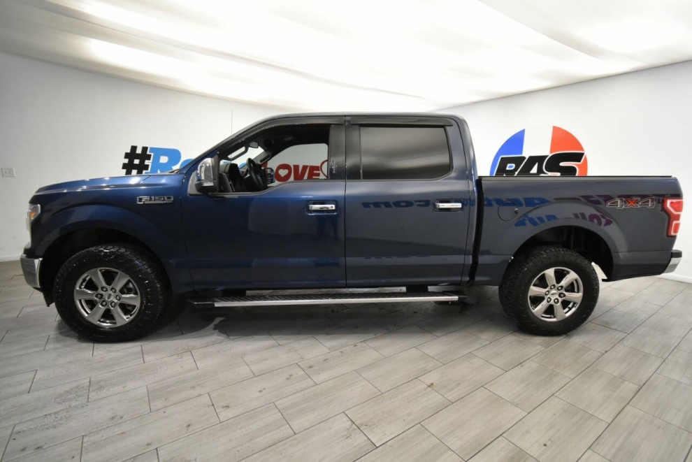 2020 Ford F-150 XLT 4x4 SuperCrew, Blue, Mileage: 87,626 - photo 1