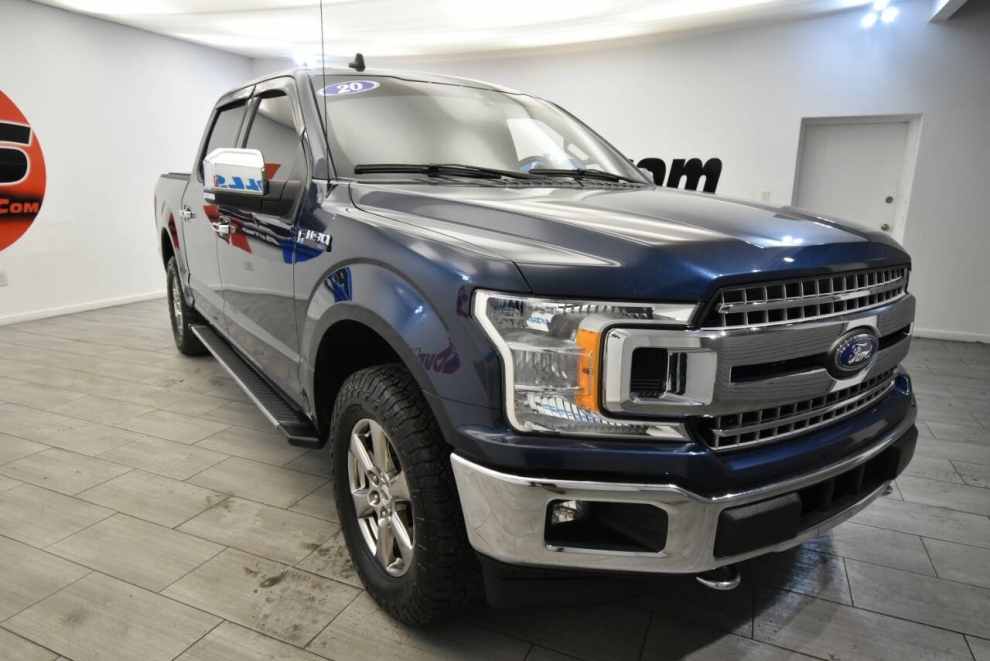 2020 Ford F-150 XLT 4x4 SuperCrew, Blue, Mileage: 87,626 - photo 6