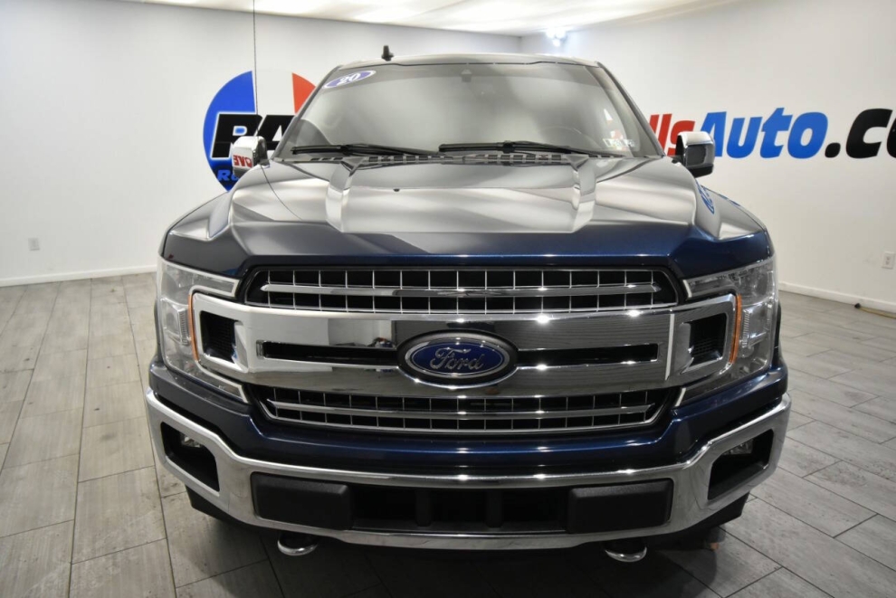 2020 Ford F-150 XLT 4x4 SuperCrew, Blue, Mileage: 87,626 - photo 7