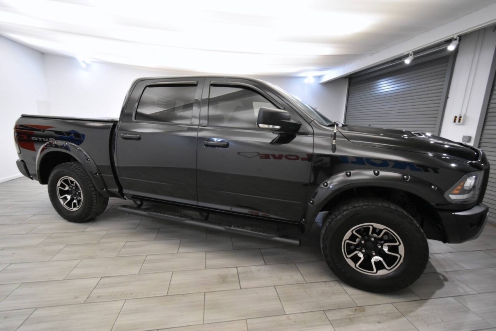 2016 RAM 1500 Rebel 4x4 4dr Crew Cab 5.5 ft. SB Pickup, Black, Mileage: 97,929 - photo 5