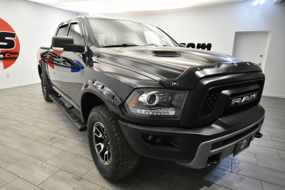 2016 RAM 1500 Rebel 4x4 4dr Crew Cab 5.5 ft. SB Pickup, Black, Mileage: 97,929 - photo 6