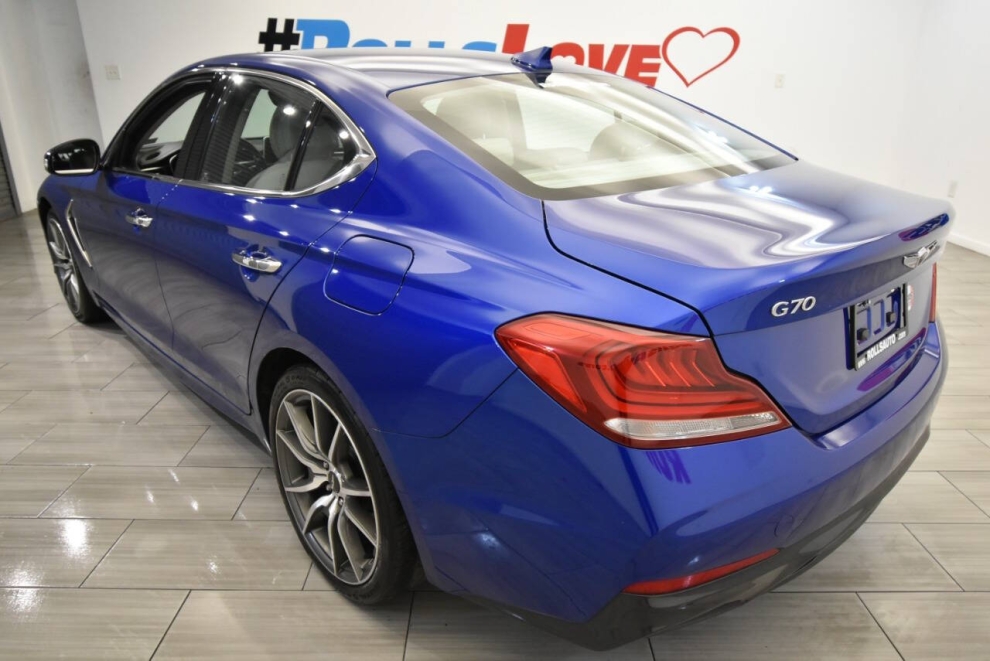 2020 Genesis G70 2.0T Sport 4dr Sedan, Blue, Mileage: 72,209 - photo 2