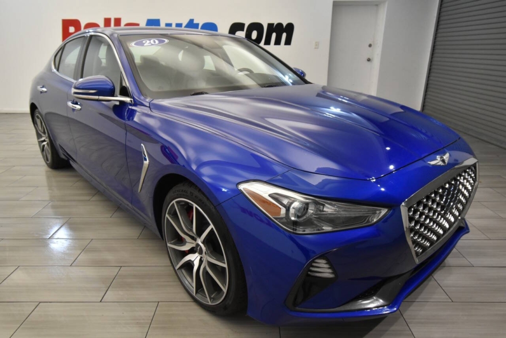 2020 Genesis G70 2.0T Sport 4dr Sedan, Blue, Mileage: 72,209 - photo 6