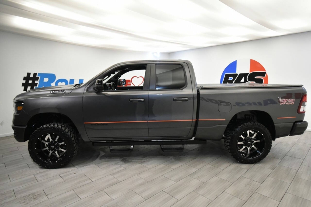 2021 RAM 1500 Big Horn Quad Cab 4x4, Gray, Mileage: 47,224 - photo 1