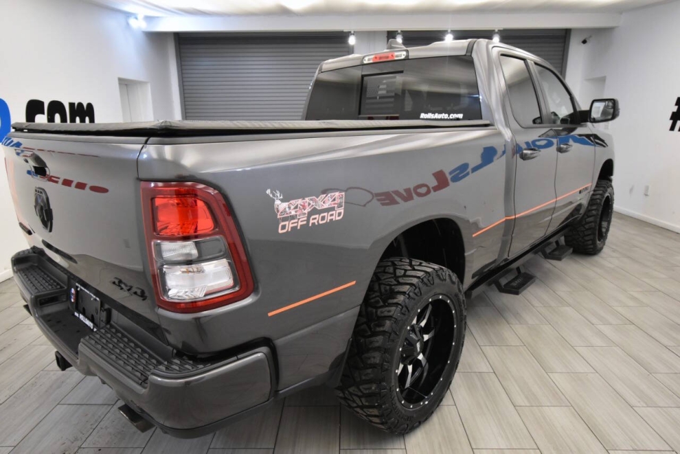 2021 RAM 1500 Big Horn Quad Cab 4x4, Gray, Mileage: 47,224 - photo 4