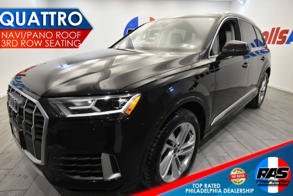 2021 Audi Q7 quattro Premium 55 TFSI AWD 4dr SUV, Black, Mileage: 92,928 