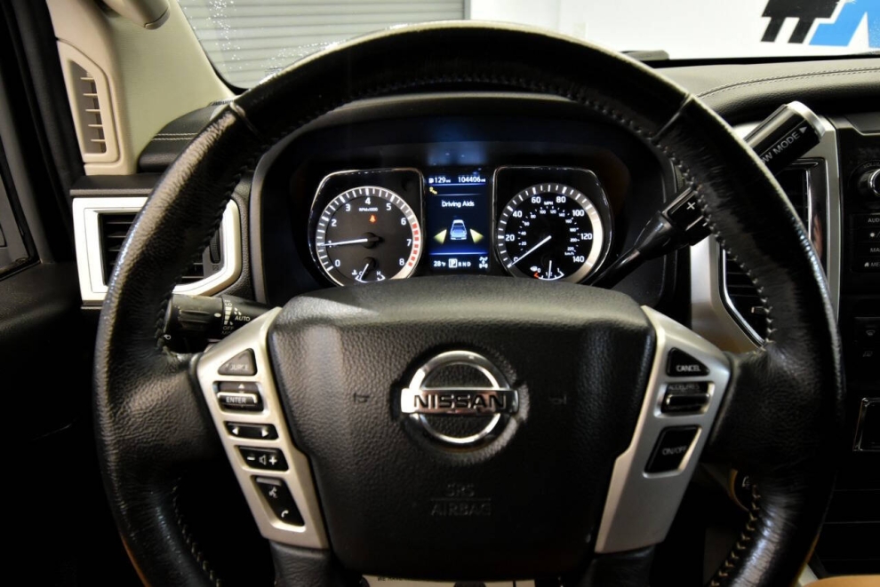 2019 Nissan Titan Pro-4X Crew Cab 4x4, Gray, Mileage: 104,308 - photo 25