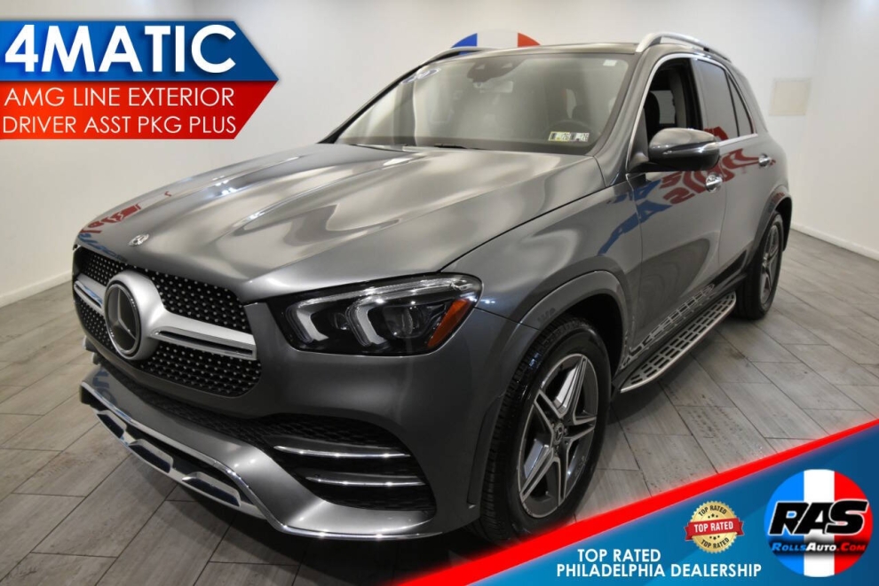 2020 Mercedes-Benz GLE GLE 350 4MATIC AWD 4dr SUV, Gray, Mileage: 77,034 