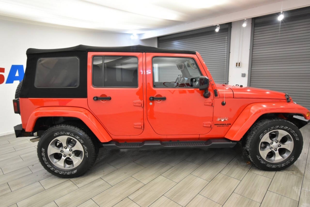 2017 Jeep Wrangler Unlimited Unlimited Sahara, Red, Mileage: 96,454 - photo 5