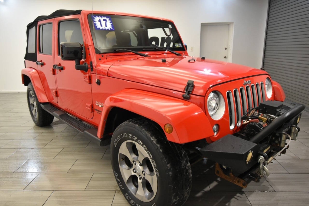 2017 Jeep Wrangler Unlimited Unlimited Sahara, Red, Mileage: 96,454 - photo 6