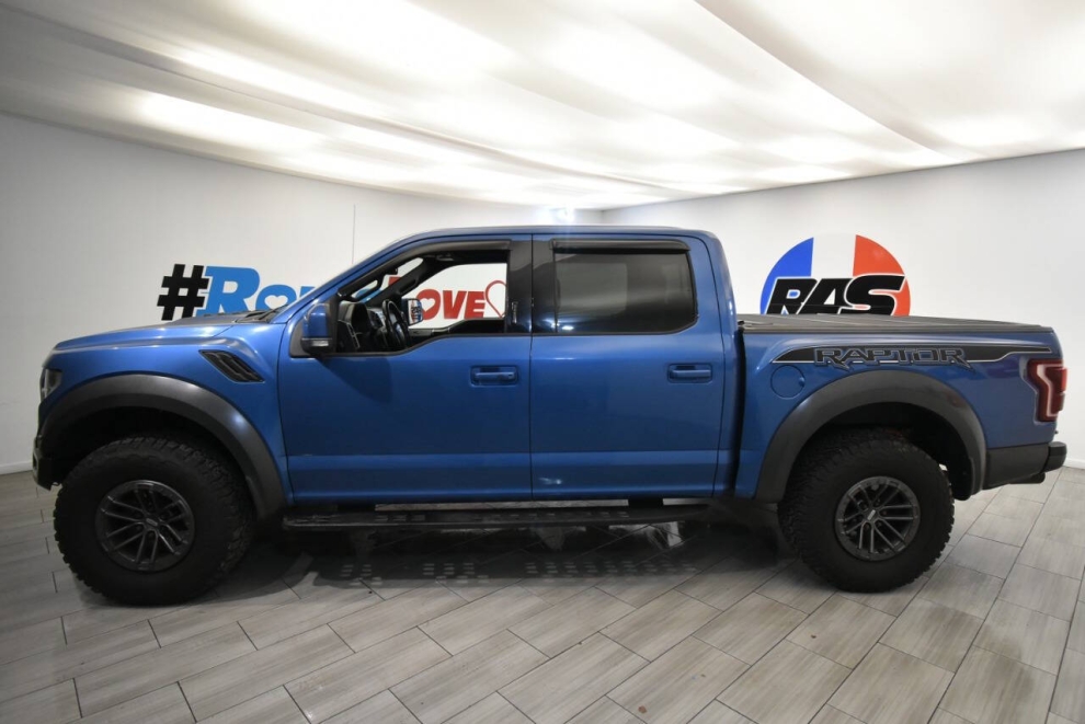 2019 Ford F-150 Raptor 4x4 4dr SuperCrew 5.5 ft. SB, Blue, Mileage: 73,958 - photo 1