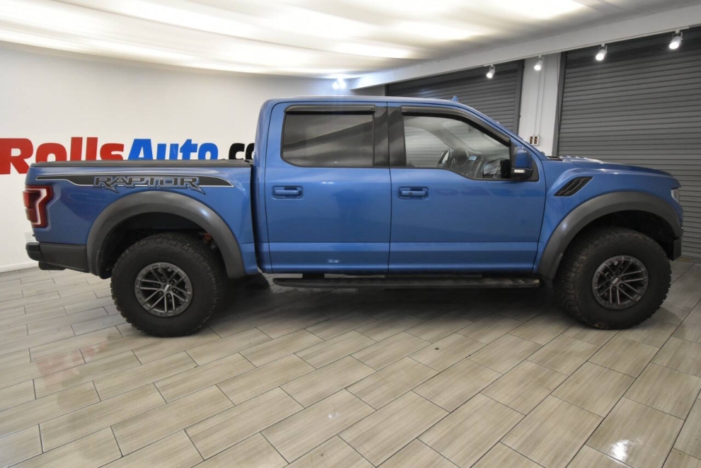 2019 Ford F-150 Raptor 4x4 4dr SuperCrew 5.5 ft. SB, Blue, Mileage: 73,958 - photo 5