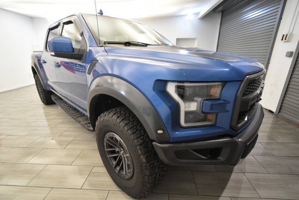 2019 Ford F-150 Raptor 4x4 4dr SuperCrew 5.5 ft. SB, Blue, Mileage: 73,958 - photo 6