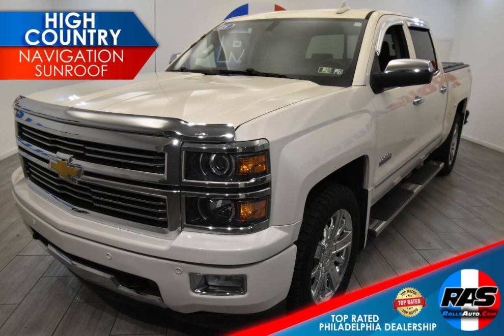 2015 Chevrolet Silverado 1500 High Country, Off- White, Mileage: 121,153 