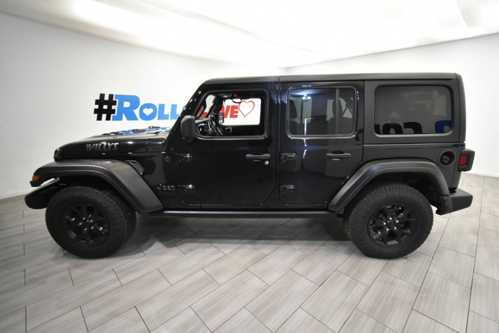 2021 Jeep Wrangler Unlimited Unlimited Sport Willys, Black, Mileage: 88,026 - photo 1