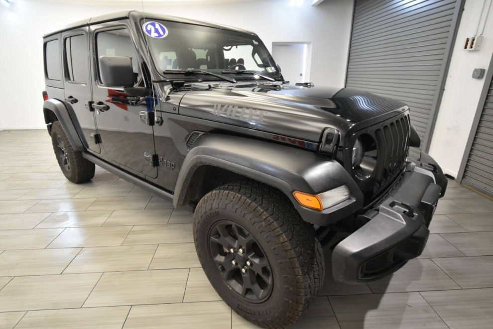 2021 Jeep Wrangler Unlimited Unlimited Sport Willys, Black, Mileage: 88,026 - photo 6