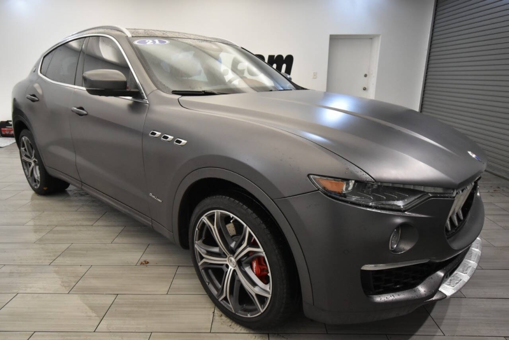 2021 Maserati Levante S GranLusso AWD 4dr SUV, Gray, Mileage: 71,052 - photo 6