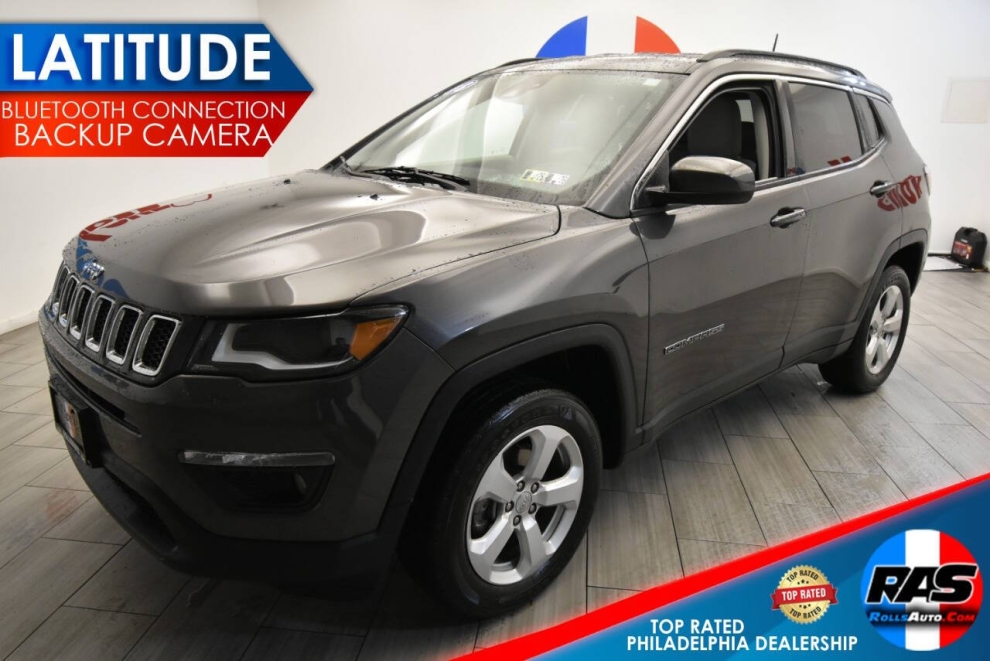 2018 Jeep Compass Latitude, Gray, Mileage: 26,511 