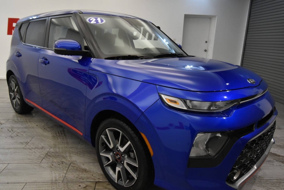 2021 Kia Soul GT Line 4dr Crossover, Blue, Mileage: 82,213 - photo 6