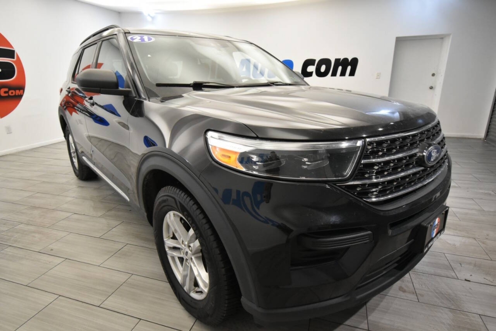 2021 Ford Explorer XLT AWD 4dr SUV, Black, Mileage: 93,287 - photo 6