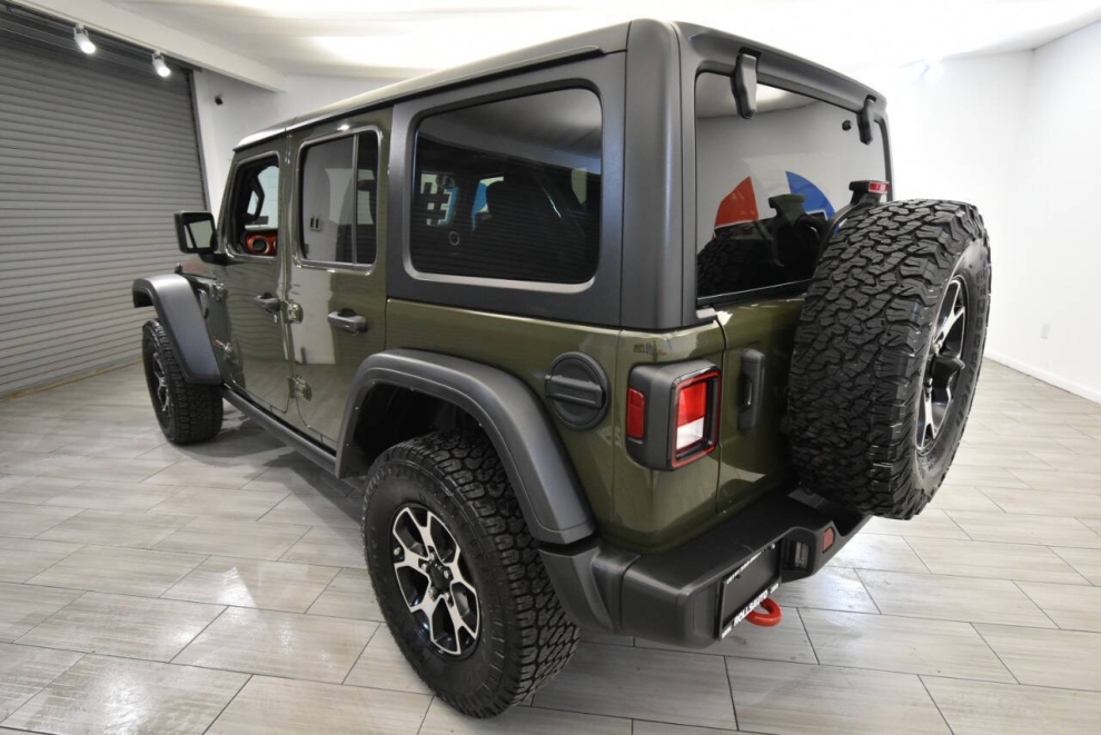 2021 Jeep Wrangler Unlimited Rubicon 4x4 4dr SUV, Green, Mileage: 65,792 - photo 2