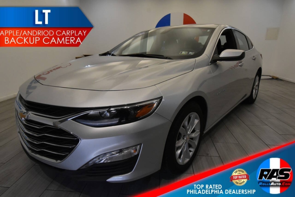 2022 Chevrolet Malibu LT 4dr Sedan, Silver, Mileage: 57,762 