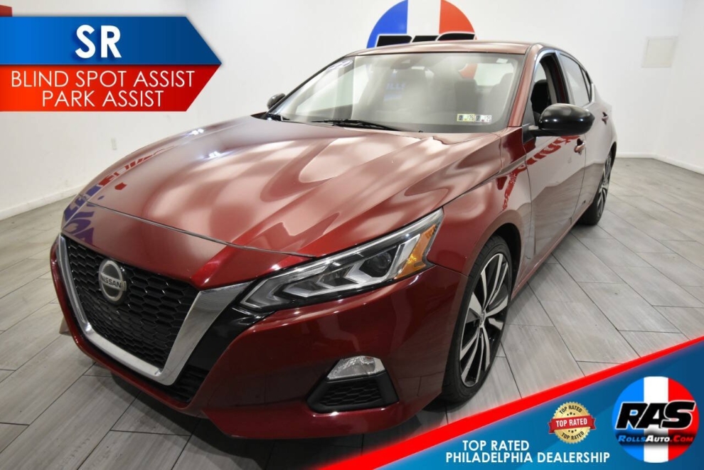 2022 Nissan Altima 2.5 SR 4dr Sedan, Red, Mileage: 87,260 