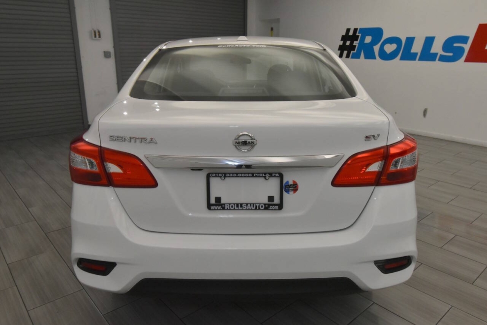 2019 Nissan Sentra SV, White, Mileage: 91,998 - photo 3