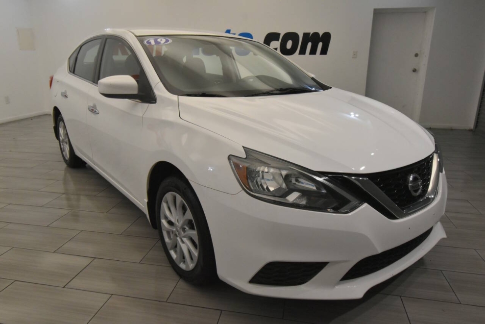 2019 Nissan Sentra SV, White, Mileage: 91,998 - photo 6