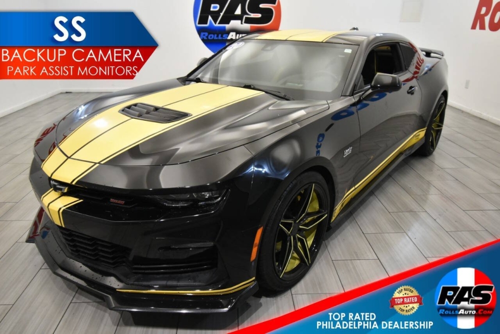 2020 Chevrolet Camaro SS 2dr Coupe w/2SS, Black, Mileage: 39,573 