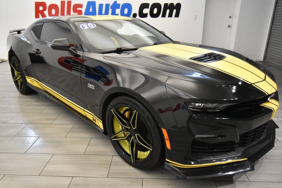 2020 Chevrolet Camaro SS 2dr Coupe w/2SS, Black, Mileage: 39,573 - photo 6