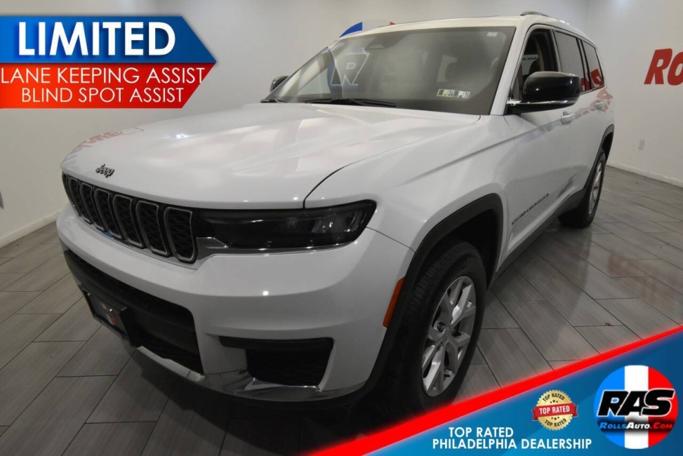 2021 Jeep Grand Cherokee L Limited 4x4 4dr SUV, White, Mileage: 32,215 