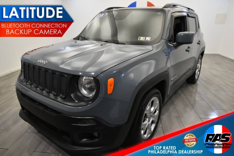 2018 Jeep Renegade Latitude, Blue, Mileage: 84,947 