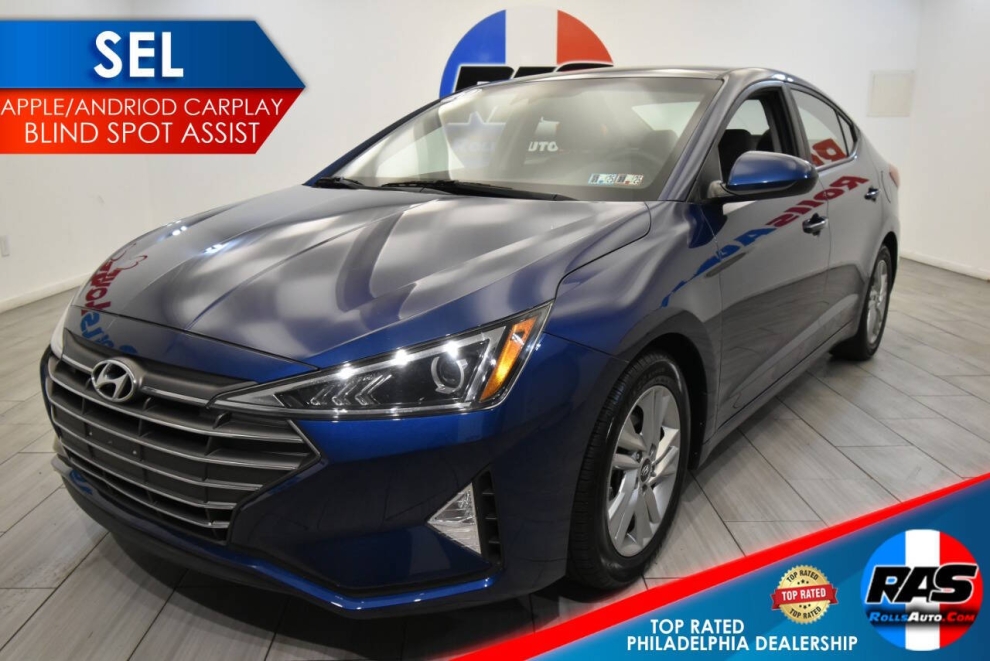 2020 Hyundai Elantra, Blue, Mileage: 68,821 