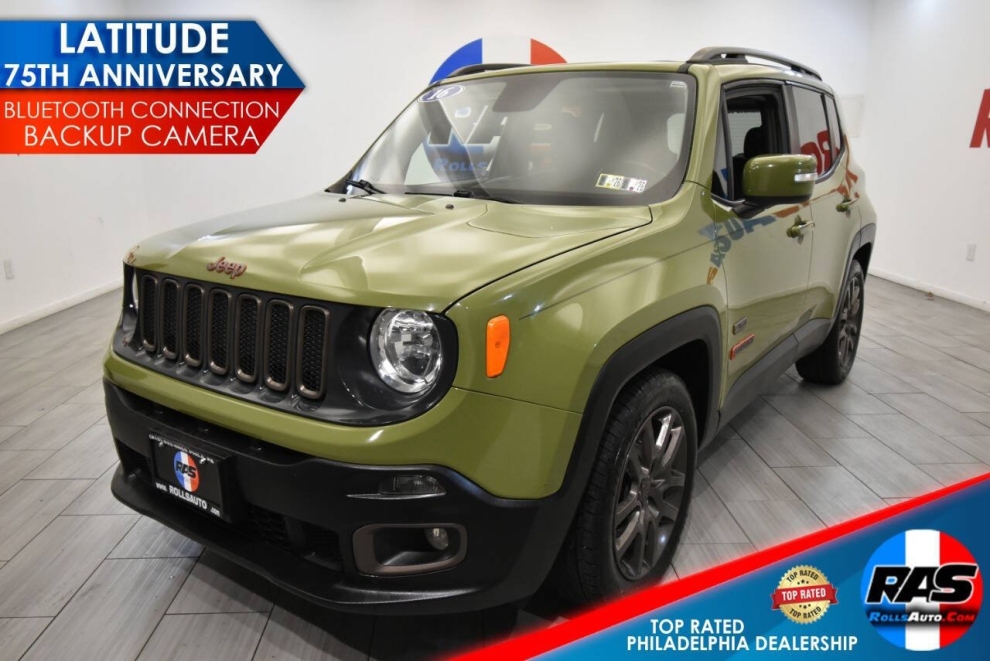 2016 Jeep Renegade Latitude 75th Anniversary, Green, Mileage: 97,307 