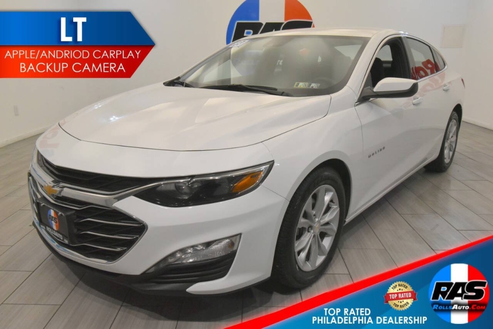 2023 Chevrolet Malibu LT 4dr Sedan w/1LT, White, Mileage: 47,492 