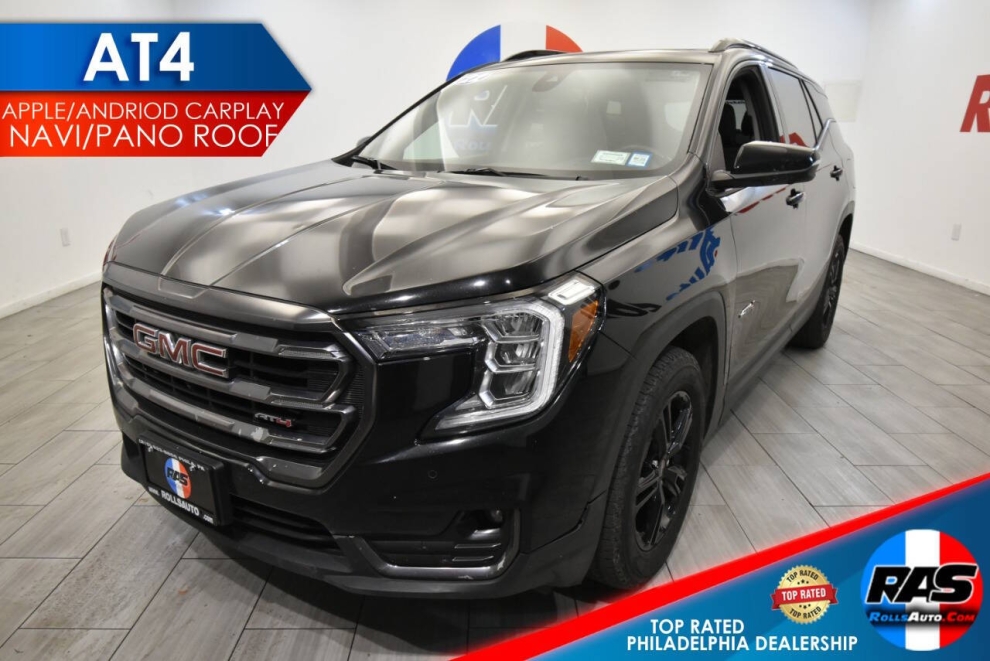 2022 GMC Terrain AT4 AWD 4dr SUV, Black, Mileage: 71,614 