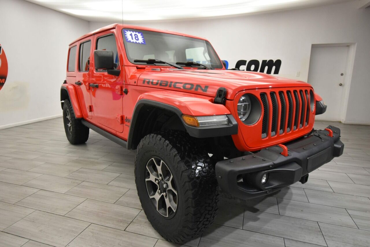 Pre-owned 2018 Jeep Wrangler Unlimited Rubicon 4x4 4dr Suv (midyear 