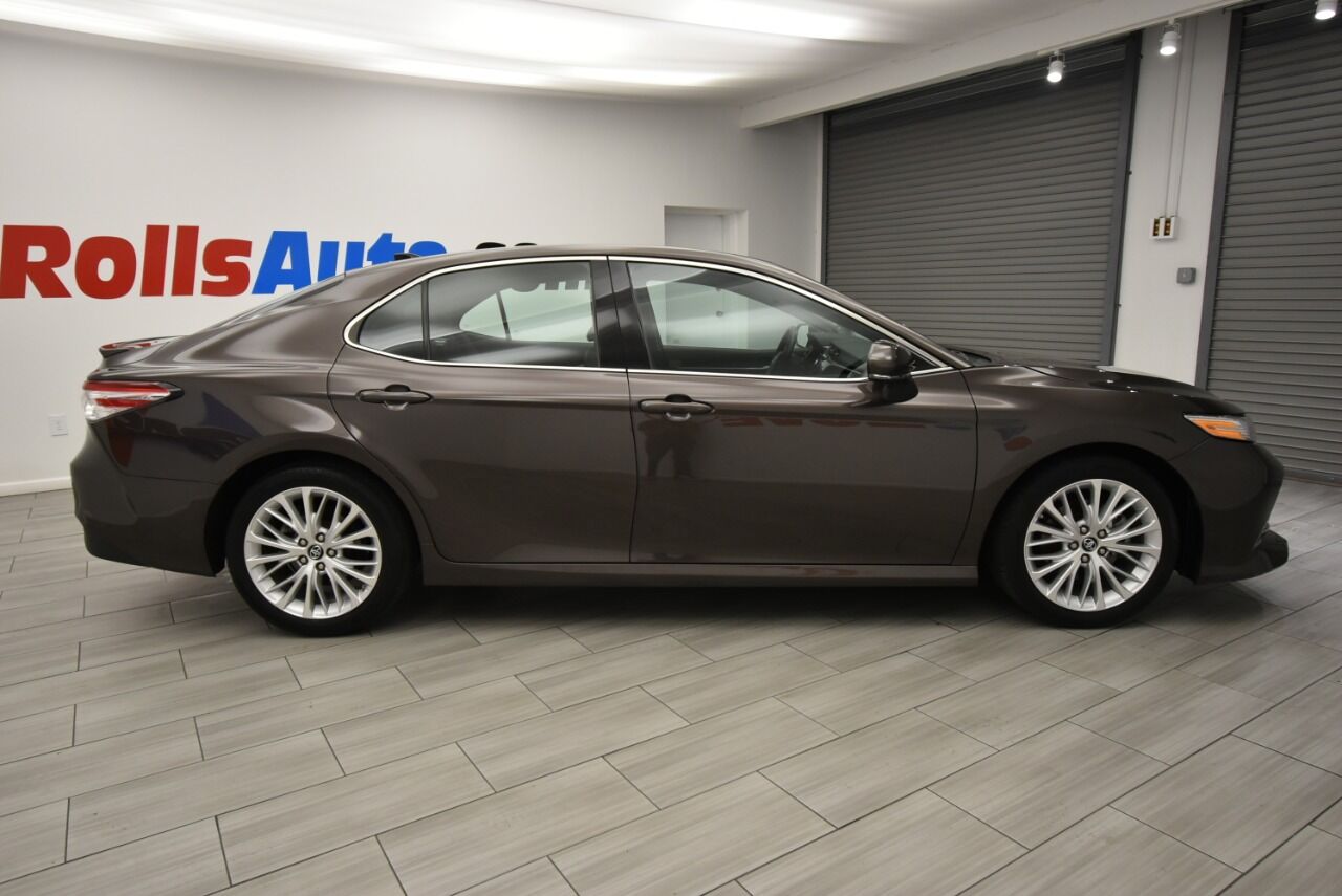 Used 2018 Toyota Camry Xle 4dr Sedan Stock 12683 Brown Mileage